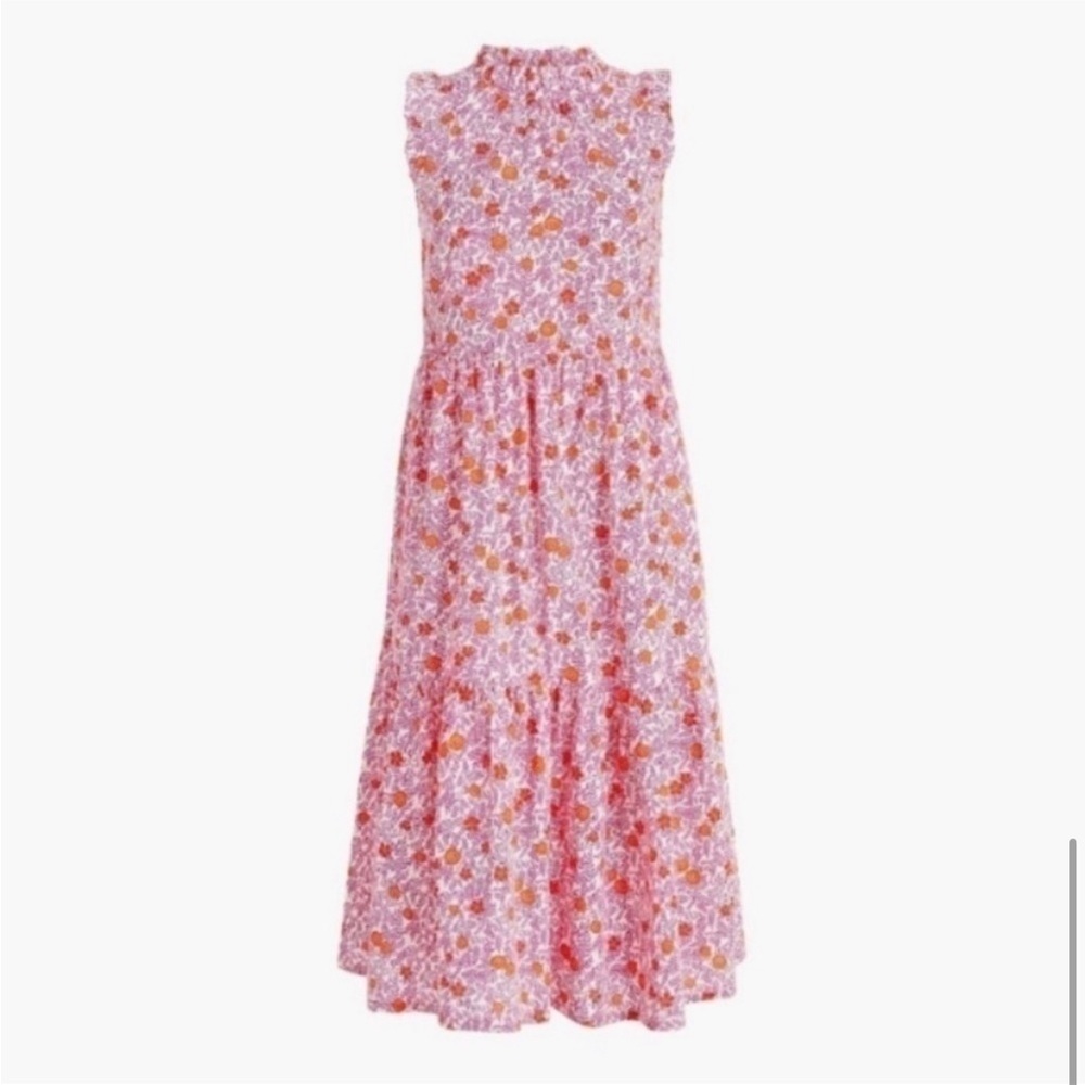 J. Crew Factory Floral Tiered Midi dress